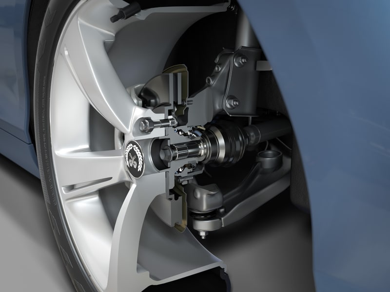 Automotive wheel end